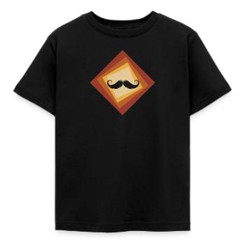 Barbe Visage Pilosité Gentleman - T-shirt Enfant - noir - Devant - AI Model Kid Female (0cm)