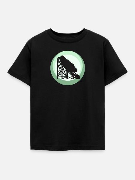 Rummel Riesenrad - Kinder T-Shirt - Schwarz