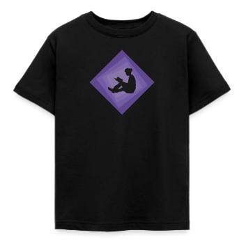 Lecture de la littérature - T-shirt Enfant - noir - Devant - AI Model Kid Female (0cm)
