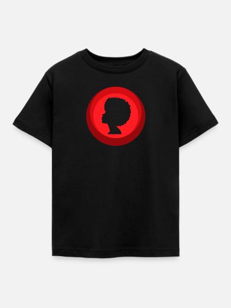 Groove Afro 70s - Kinder T-Shirt - Schwarz