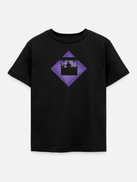 Imbisswagen Mahlzeit lecker - Kinder T-Shirt - Schwarz