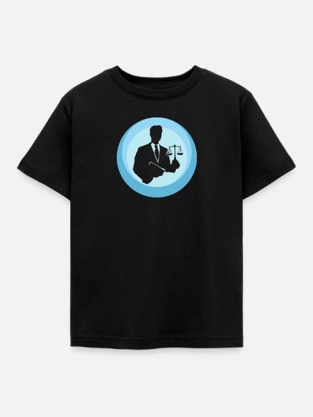 Anwalt Behandlung Recht - Kinder T-Shirt - Schwarz
