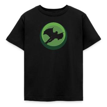 Wingsuit Fliegen Unfall Anzug - Kinder T-Shirt - Schwarz - Vorne - AI Model Kid Female (0cm)