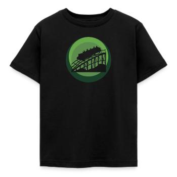Chapiteau de montagnes russes - T-shirt Enfant - noir - Devant - AI Model Kid Female (0cm)