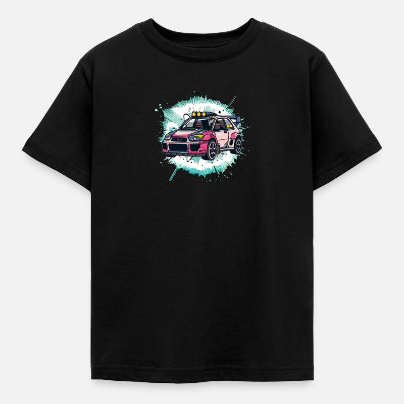 Rallye Tuning - Kinder T-Shirt - Schwarz