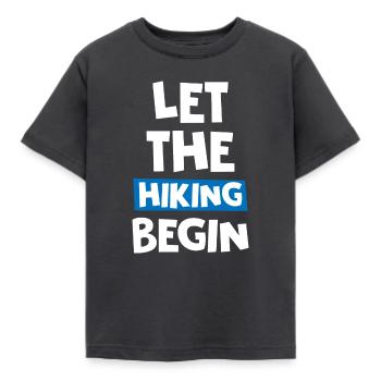 Que la randonnée commence - T-shirt Enfant - charbon - Devant - AI Model Kid Female (0cm)