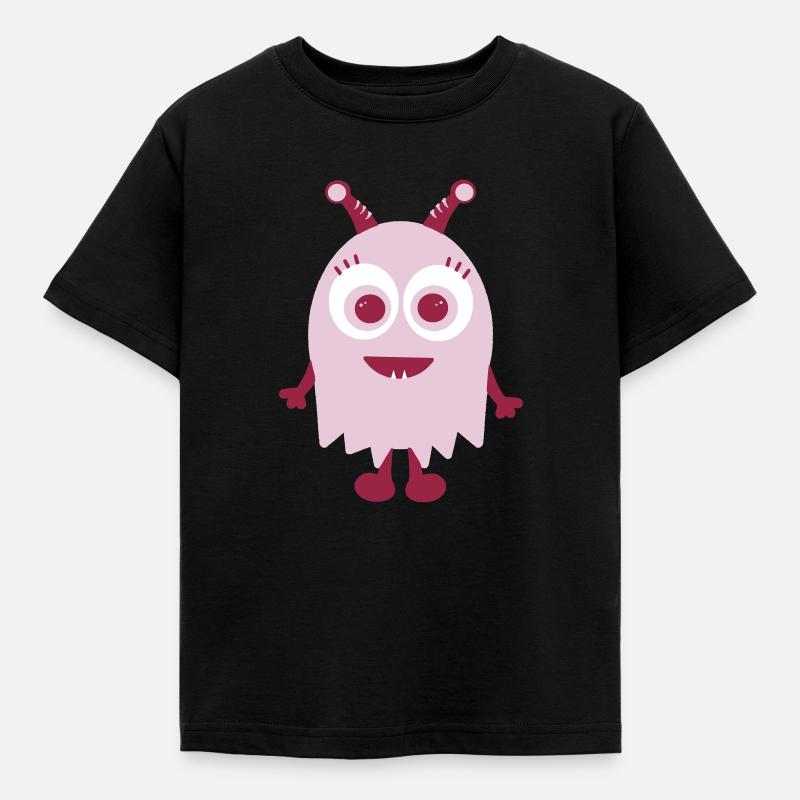 Monster - Kinder T-Shirt - Schwarz