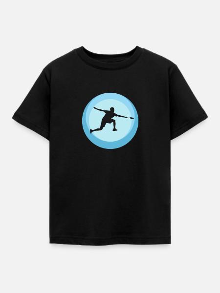 Badminton Drop Clear - Kinder T-Shirt - Schwarz