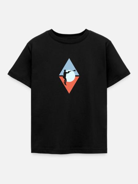 Lacrosse Lacrosseschläger Intercrosse - Kinder T-Shirt - Schwarz