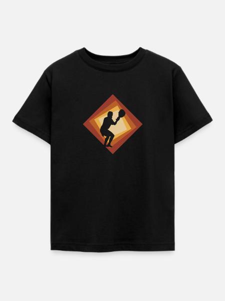 Intercrosse field Lacrosseschläger - Kinder T-Shirt - Schwarz
