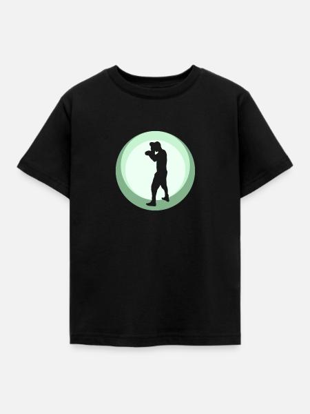 Boxen Uppercut - Kinder T-Shirt - Schwarz