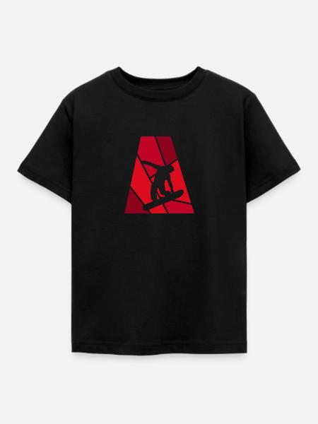 Snowboarding Wintersport Snowboarding - Kinder T-Shirt - Schwarz