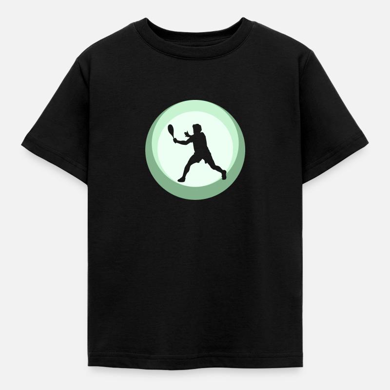 Squash Racket Squash Squash Player - Kids' T-Shirt - black