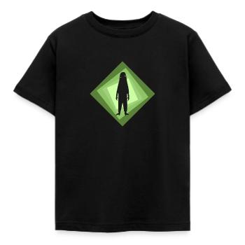 Cryptozoology Bigfoot Unicorn - Kids' T-Shirt - black - Front - AI Model Kid Female (0cm)
