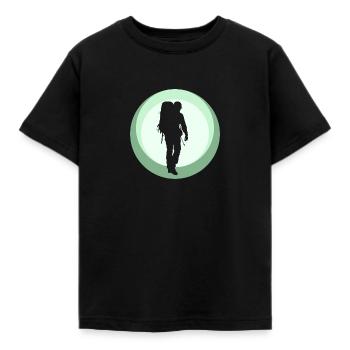 Backpacking Backpacker Wanderer - Kinder T-Shirt - Schwarz - Vorne - AI Model Kid Female (0cm)