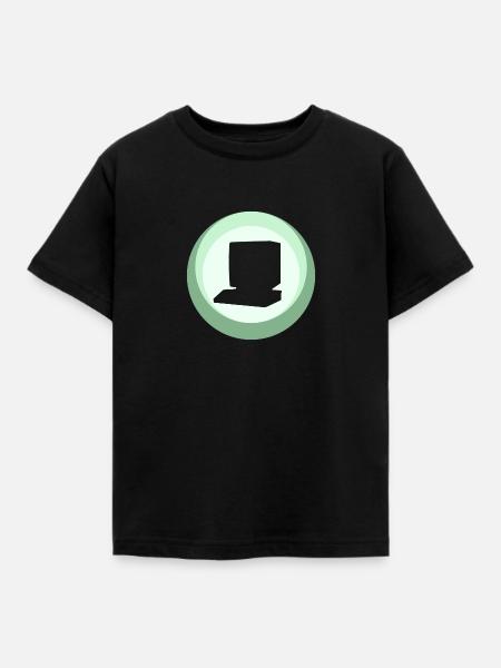 Computer Nerd Gamer - Kinder T-Shirt - Schwarz