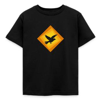 Oiseau, Troupeau, Oiseau - T-shirt Enfant - noir - Devant - AI Model Kid Female (0cm)