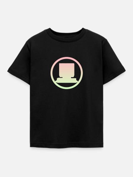 Computerarbeit Computer Computerarbeit - Kinder T-Shirt - Schwarz