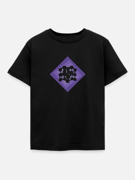 Crypto Bitcoin Coin - Kinder T-Shirt - Schwarz