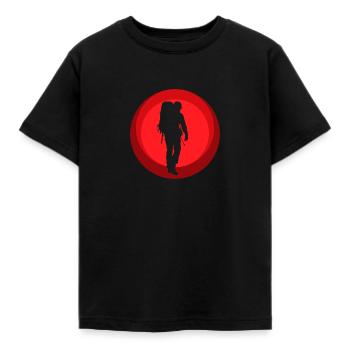 Backpacking Backpacker Wanderung - Kinder T-Shirt - Schwarz - Vorne - AI Model Kid Female (0cm)