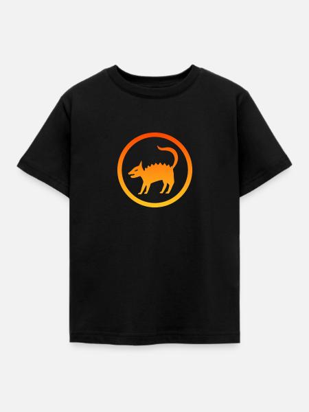 Kryptozoologie Fabel Fabeltier - Kinder T-Shirt - Schwarz