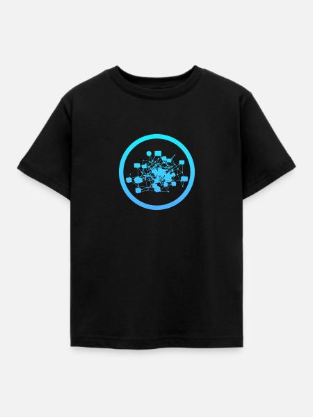 Kryptowährung Blockchain Crypto - Kinder T-Shirt - Schwarz