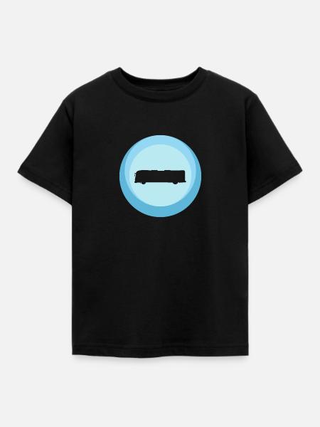 Bus Busfahrer Fahrer - Kinder T-Shirt - Schwarz