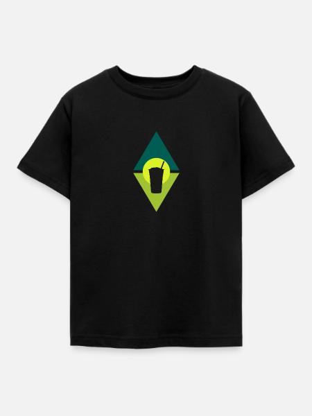 Boba Bubble Bubble Tea - Kinder T-Shirt - Schwarz