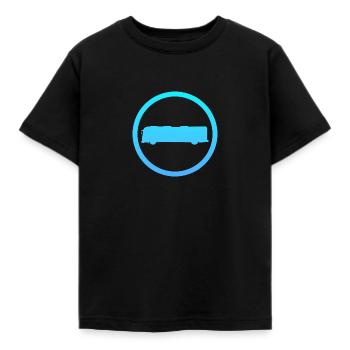 Bus Transport Busfahrer - Kinder T-Shirt - Schwarz - Vorne - AI Model Kid Female (0cm)