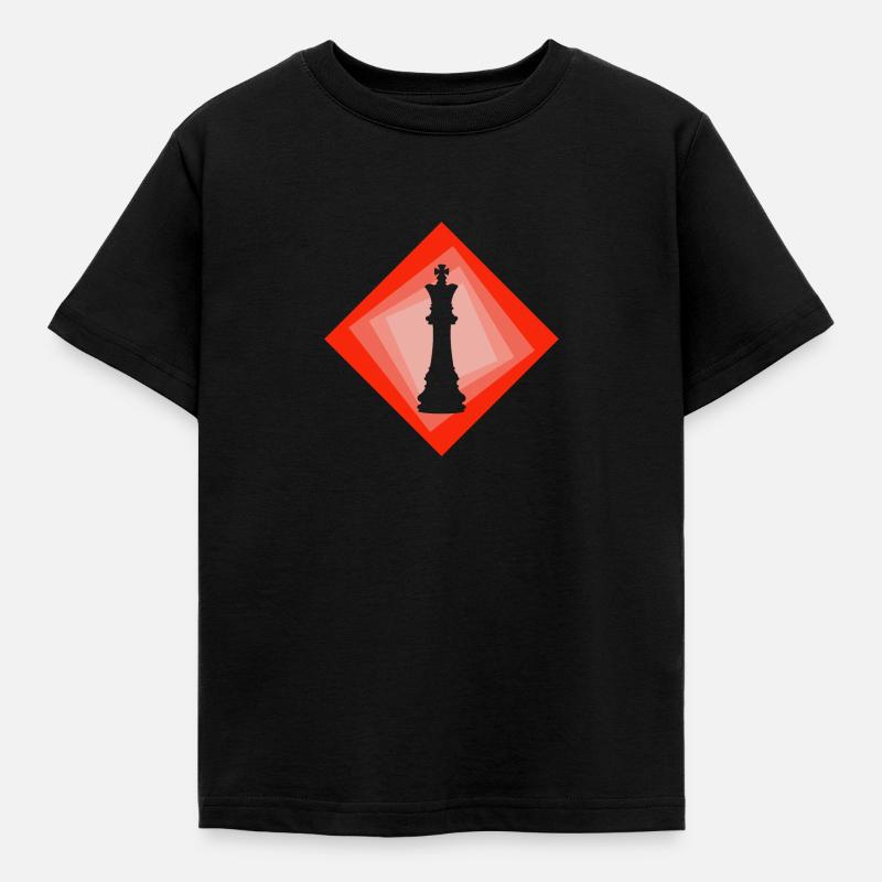 Échiquier, Échiquier, Échiquier - T-shirt Enfant - noir