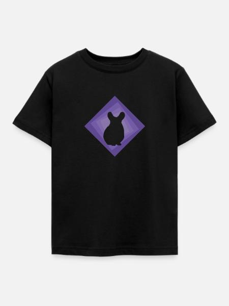 Chinchilla Hamster Mäuschen - Kinder T-Shirt - Schwarz