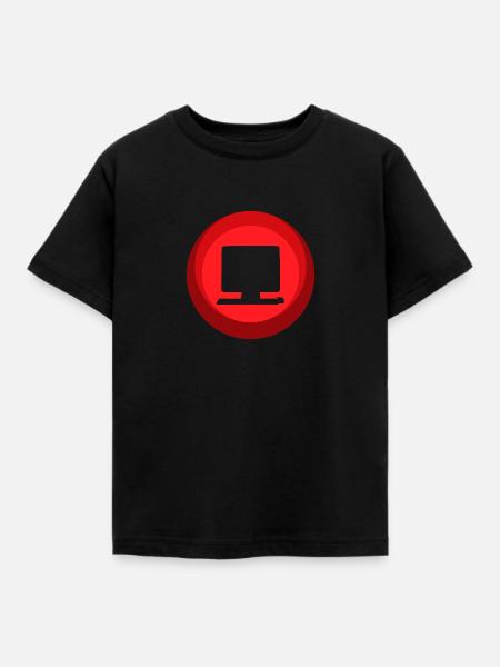 Computer Informatik Gamer - Kinder T-Shirt - Schwarz