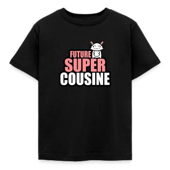 future super cousine - T-shirt Enfant - noir - Devant - AI Model Kid Female (0cm)