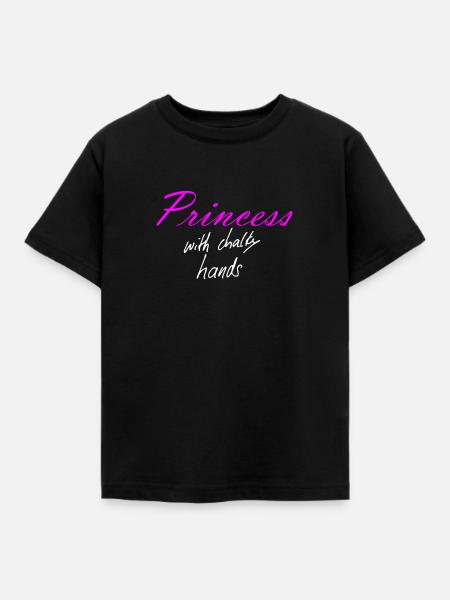Princess - Kinder T-Shirt - Schwarz
