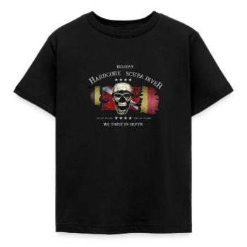 Taucher Belgian Extrem Diver - Kinder T-Shirt - Schwarz - Vorne - AI Model Kid Female (0cm)