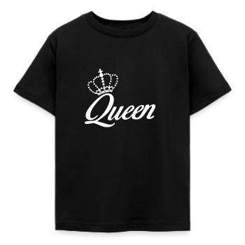 reine - T-shirt Enfant - noir - Devant - AI Model Kid Female (0cm)