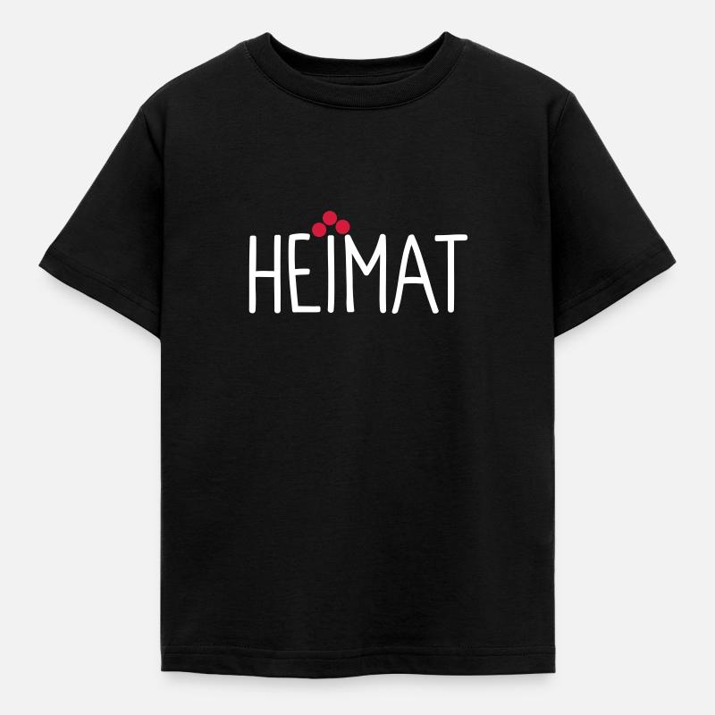 Heimat - Kinder T-Shirt - Schwarz