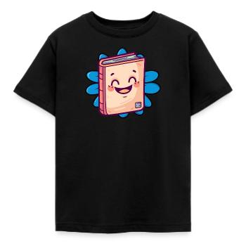 Lesen Leseratte - Kinder T-Shirt - Schwarz - Vorne - AI Model Kid Female (0cm)