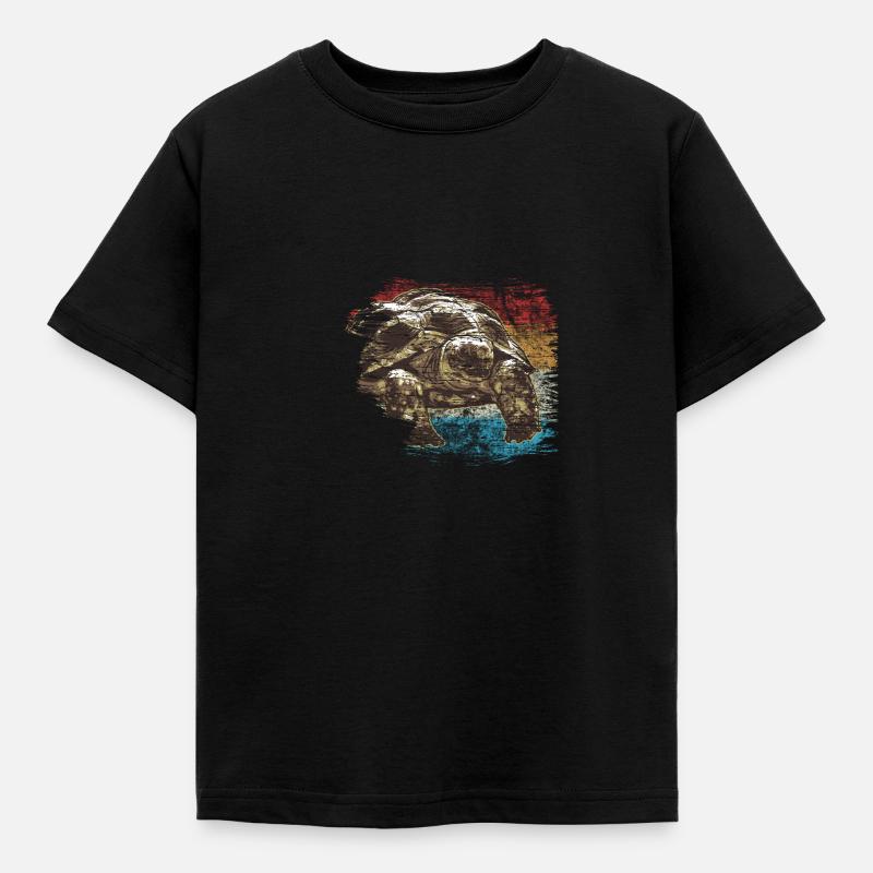 turtle - Kids' T-Shirt - black