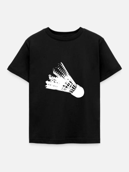 Federball - Kinder T-Shirt - Schwarz