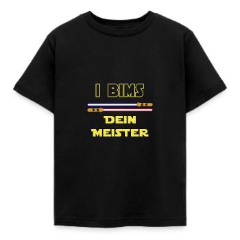 I BIMS - VOTRE MAÎTRE - T-shirt Enfant - noir - Devant - AI Model Kid Female (0cm)