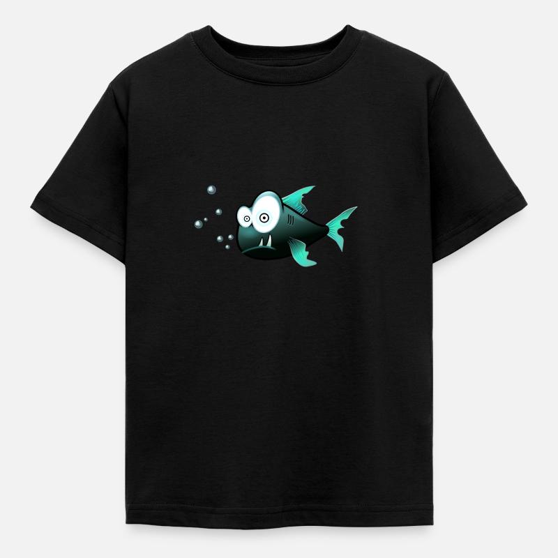 poisson - T-shirt Enfant - noir