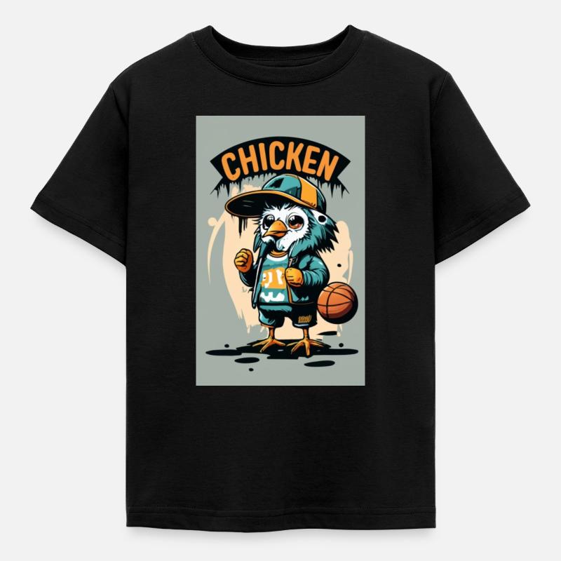 Cool Chicken - Kids' T-Shirt - black