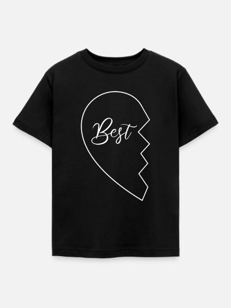 Beste Freunde - Kinder T-Shirt - Schwarz