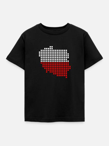 Polen - Kinder T-Shirt - Schwarz