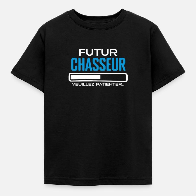 Futur Chasseur Idée Cadeau Chasseur Comme Papa - T-shirt Enfant - noir