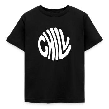 Chill - Kinder T-Shirt - Schwarz - Vorne - AI Model Kid Female (0cm)