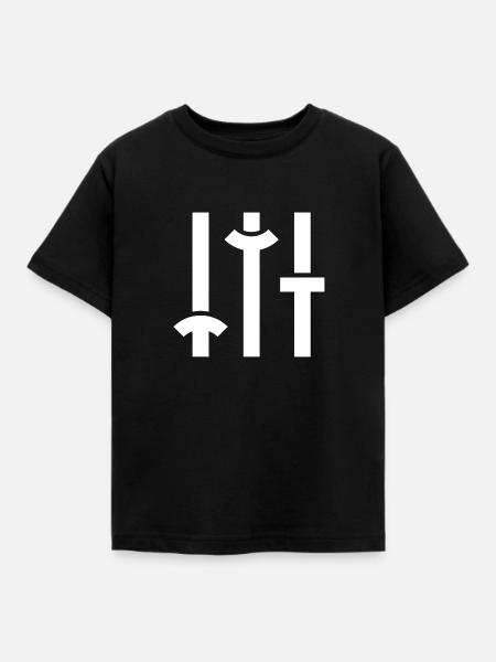 Volume Bars - Lautstärkeregler - Kinder T-Shirt - Schwarz