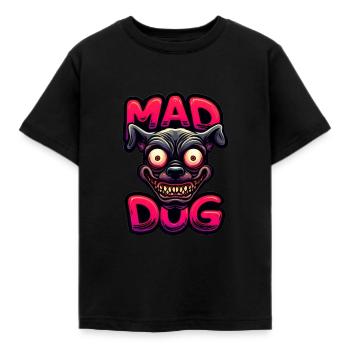 MAD DOG - Kids' T-Shirt - black - Front - AI Model Kid Female (0cm)