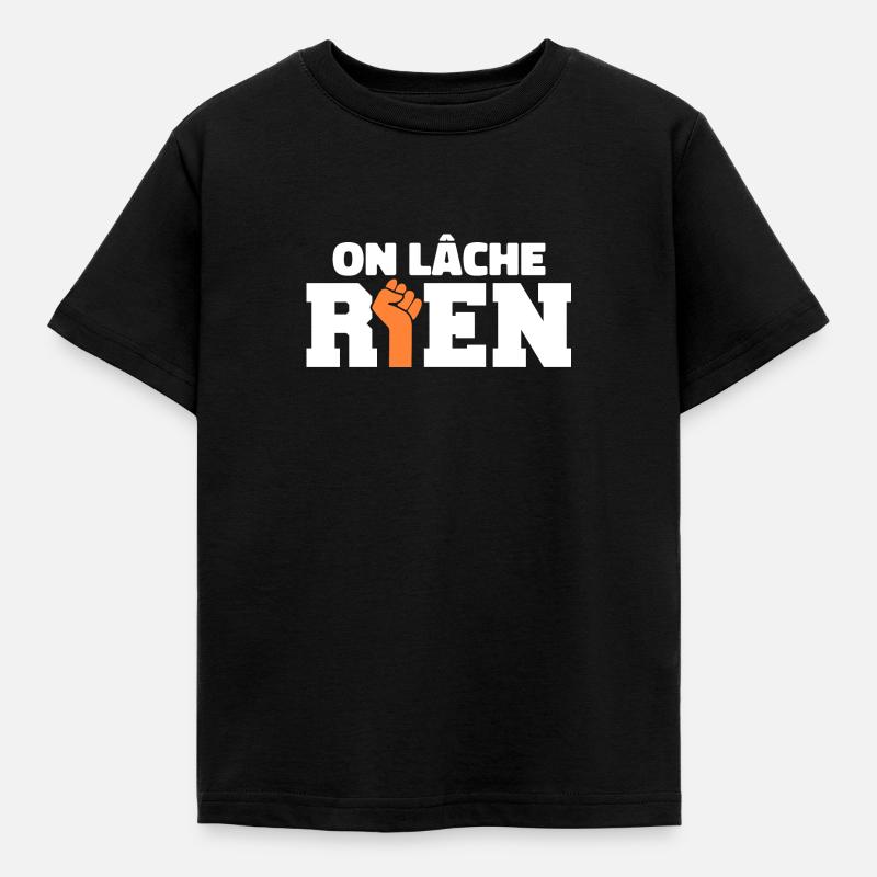 On Lâche Rien - T-shirt Enfant - noir